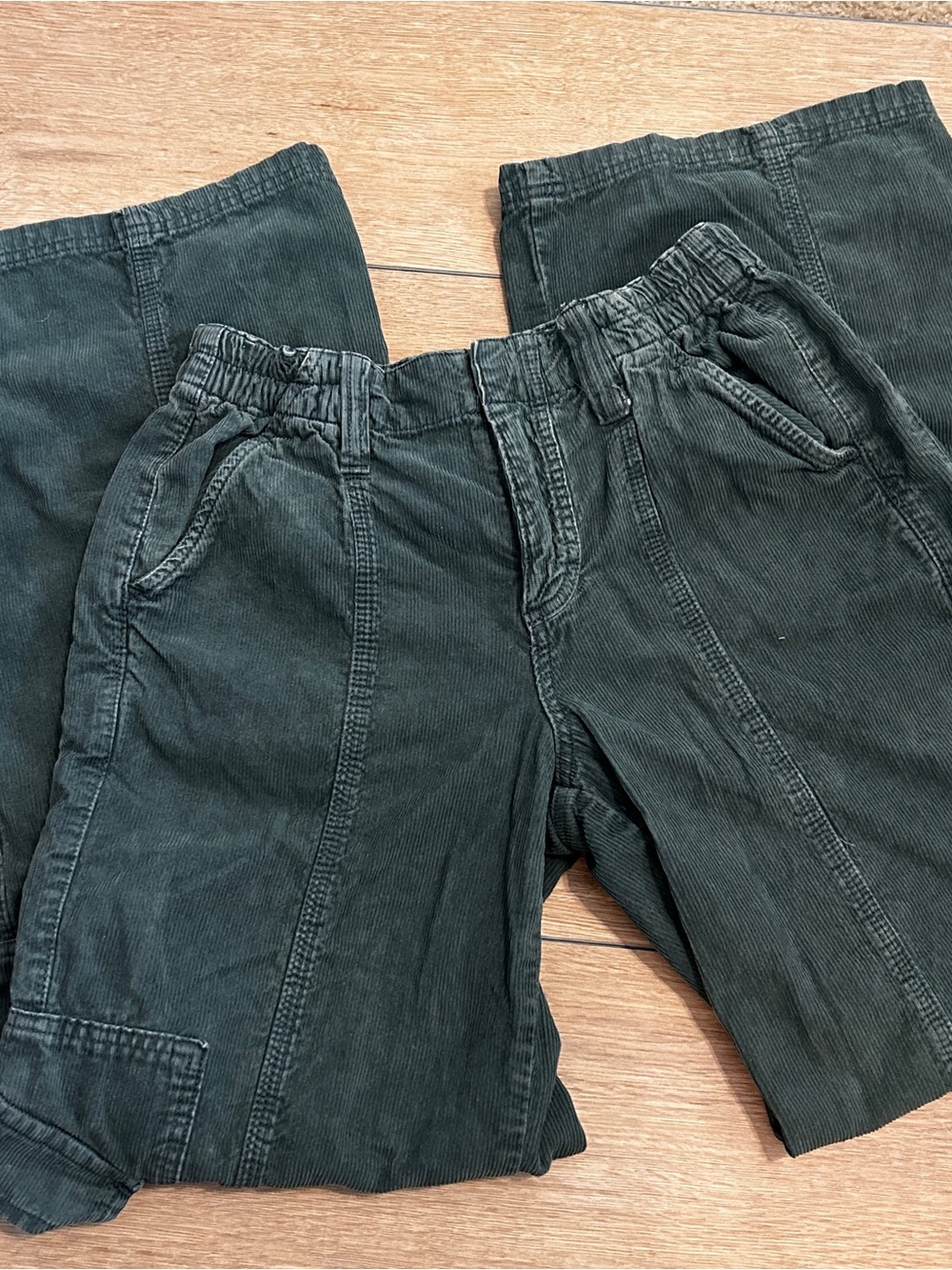 BDG Women's Dark Green Corduroy Relaxed Pants